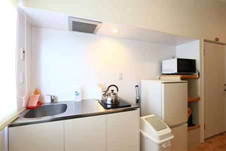 ホール館2階のミニキッチン